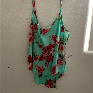 Floral camisole blouse